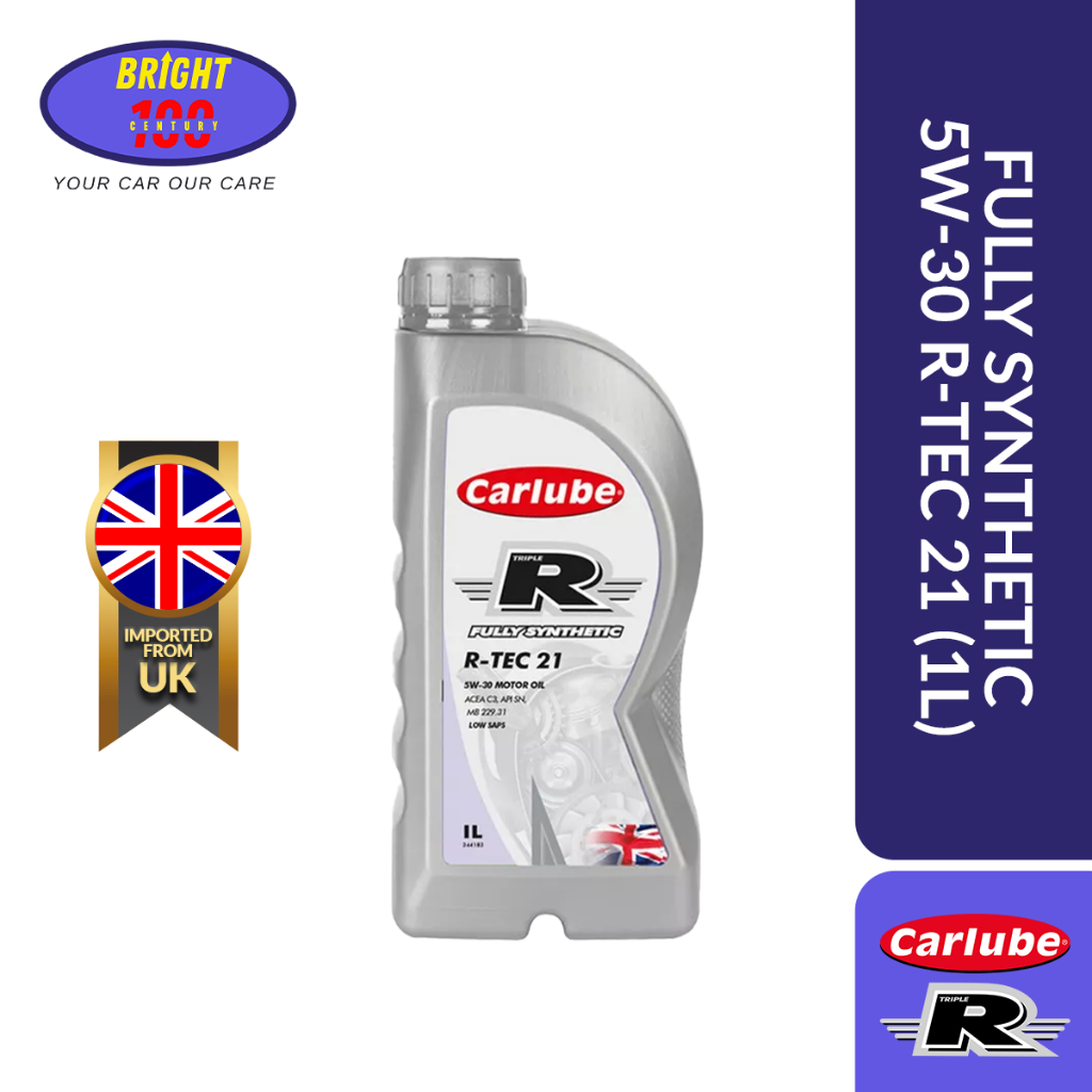 Carlube TRIPLE R fully synthetic engine oil 5W30 RTEC 21 (1L) for