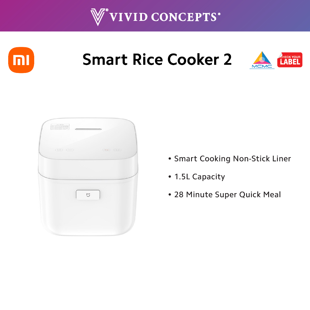 Xiaomi Mi Induction Heating Rice Cooker 2 1 YEAR WARRANTY Shopee