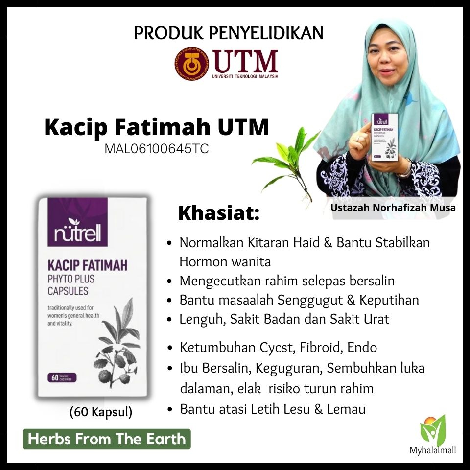 KACIP FATIMAH PHYTO PLUS UTM - Stabil Hormon, Atur Kitaran Haid ...