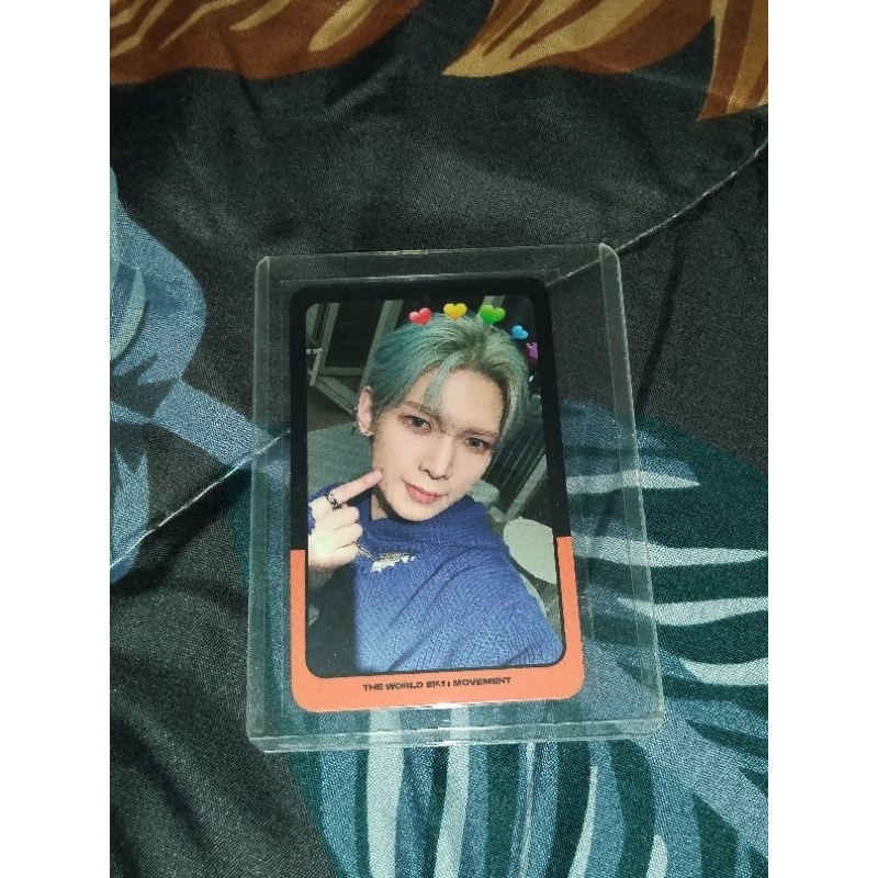 Online Yeosang broadcast photocard