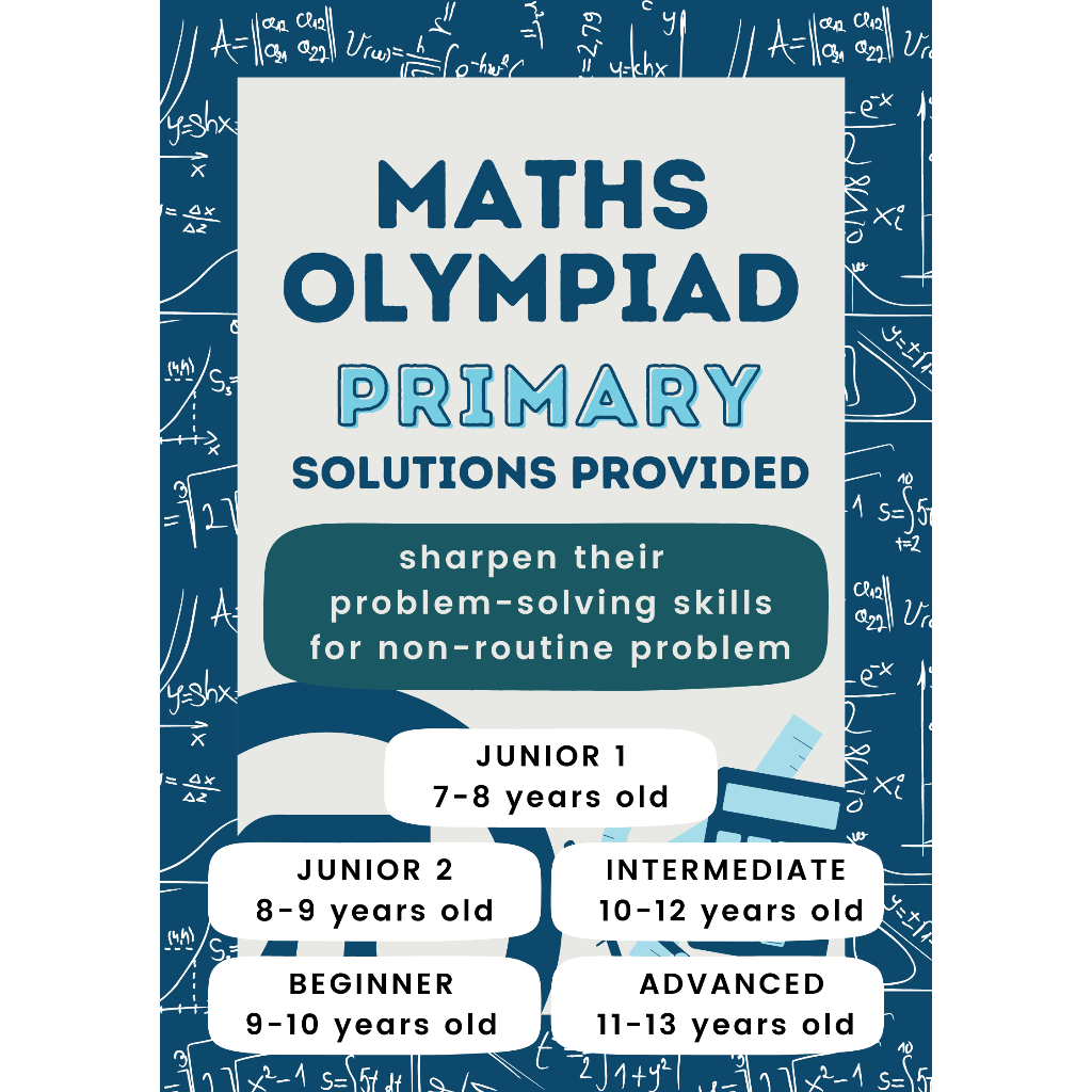 Maths Olympiad Primary Grade 1-6 I Answer provided I Softcopy PDF File ...