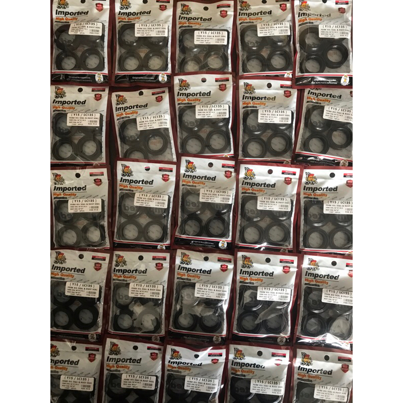 Fork Oil Seal & Dust Seal Honda Rsx Rs150 Y16 Y15 Lc135 1Set 4pcs Atas