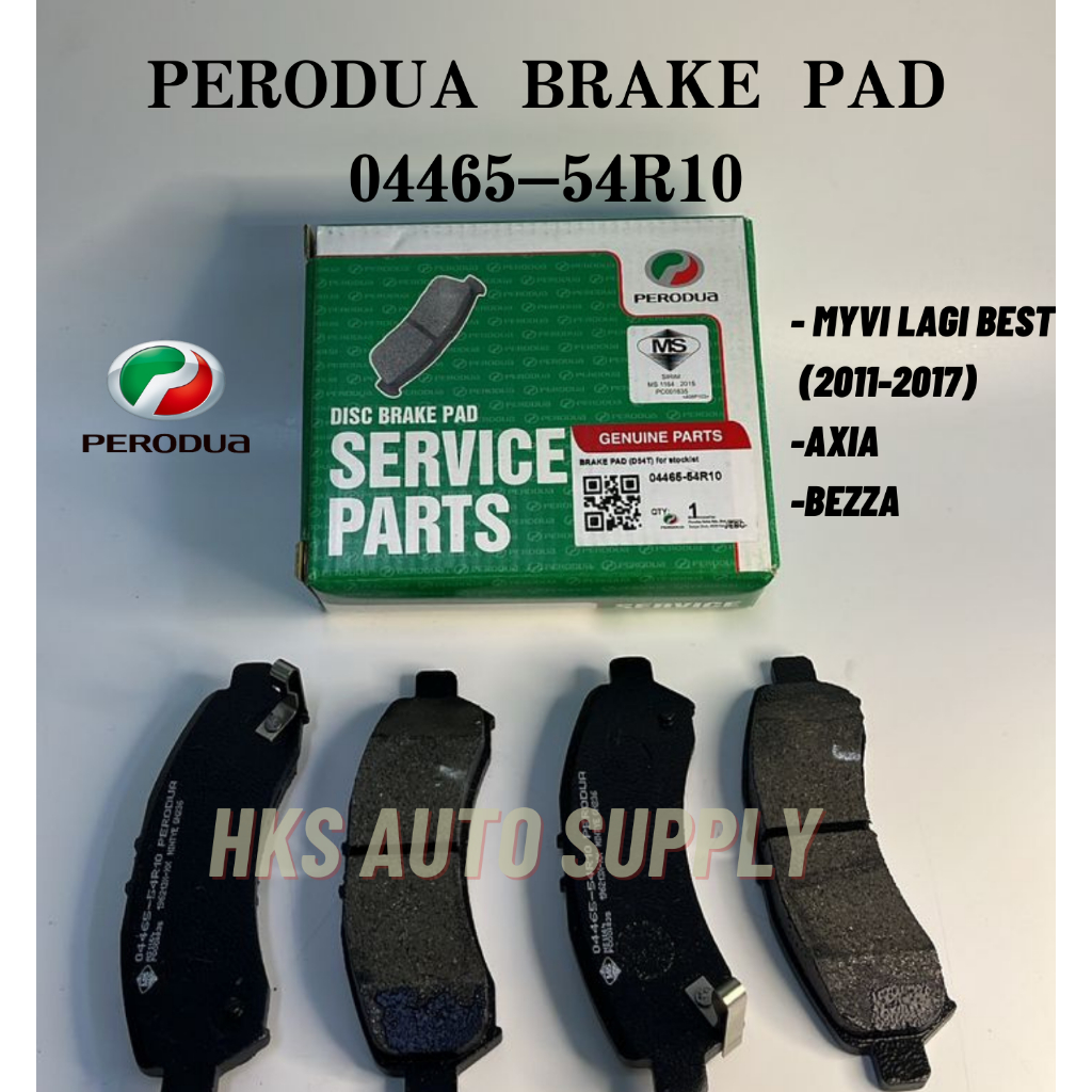ORIGINAL Disc Brake Pad Front Depan SET PERODUA MYVI LAGI BEST / ICON