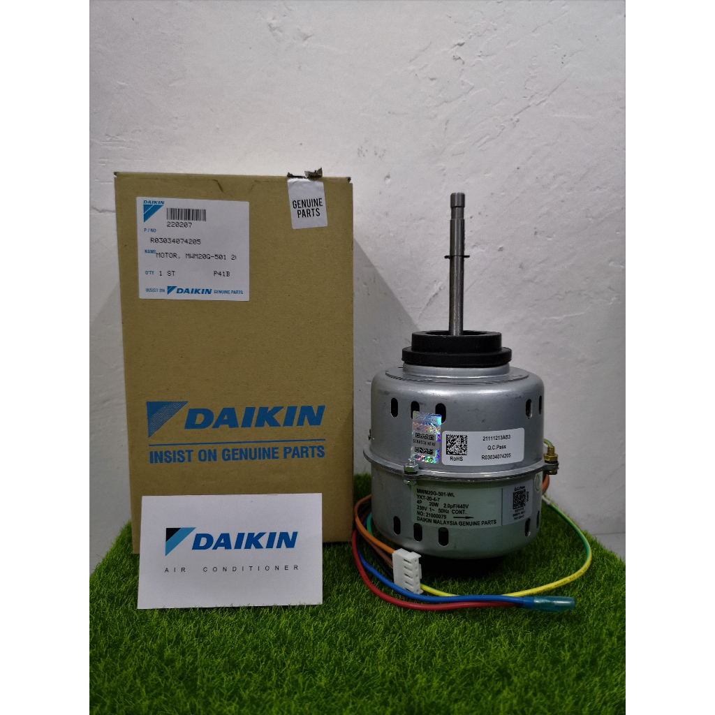 DAIKIN / YORK Air Cond Indoor Fan Motor MWM20G - 501 20W | Shopee Malaysia