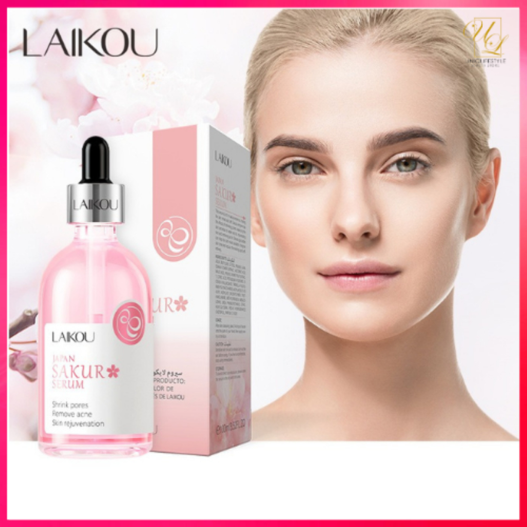 LAIKOU Sakura Seife 3er Pack – 70 G Pro Stück, Mit Schaumnetz, Für Gesicht & Körper