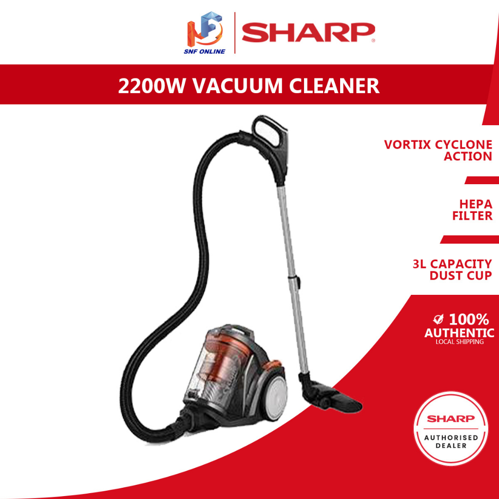 Sharp Bagless Vacuum Cleaner (2200 W) ECC2219N Shopee Malaysia