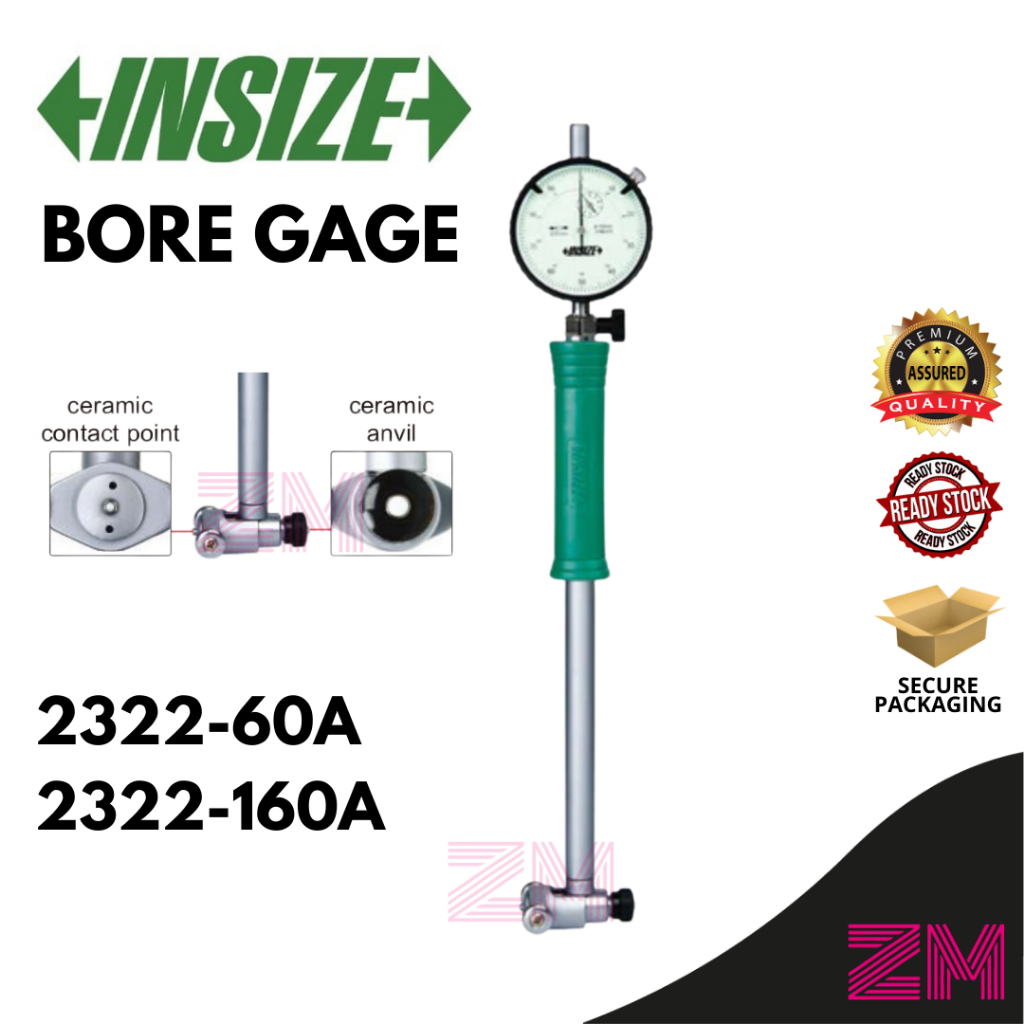 INSIZE Dial Bore Gage 232260A / 2322160A (3560mm, 50150mm) Shopee