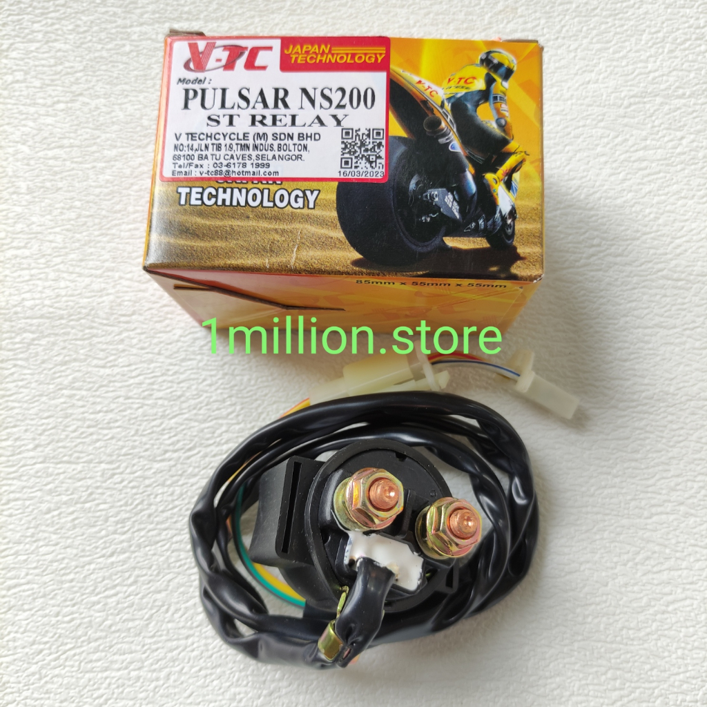 Vtc Relay Starter Relay Modenas Pulsar Ns200 Rs200 V15 Dominar Ktm200 Ktm250 Ktm390 Duke