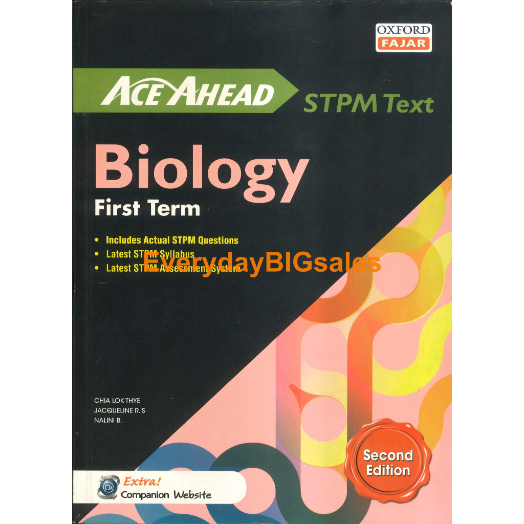 Oxford Fajar Ace Ahead Biology Frist Term Stpm Text Shopee Malaysia