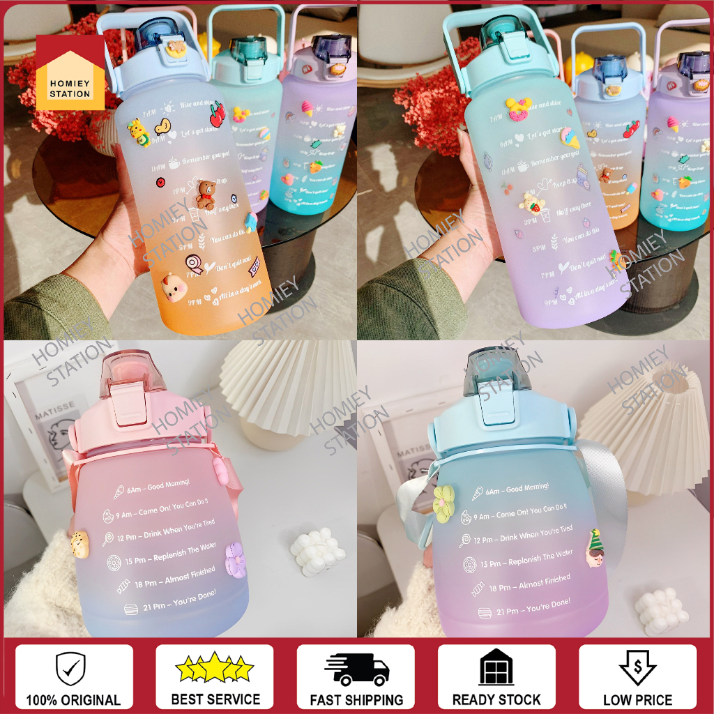 1.2L Drink Bottle, Light Pink Be Kind