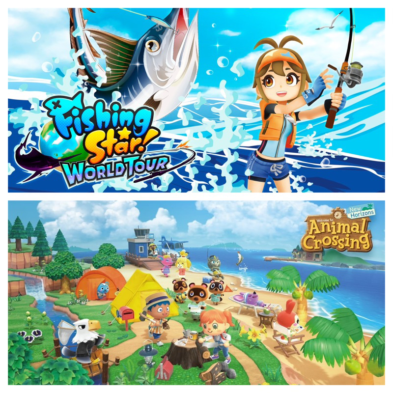 2in1）Nintendo Switch Digital Fishing Star World Tour ，Animal Crossing™: New  Horizons