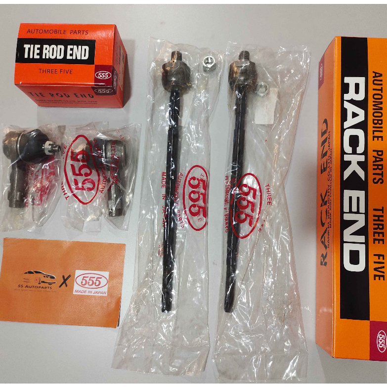 555 PROTON WIRA/ WAJA/ GEN2/ PERSONA OLD - TIE ROD END & RACK END (14mm ...