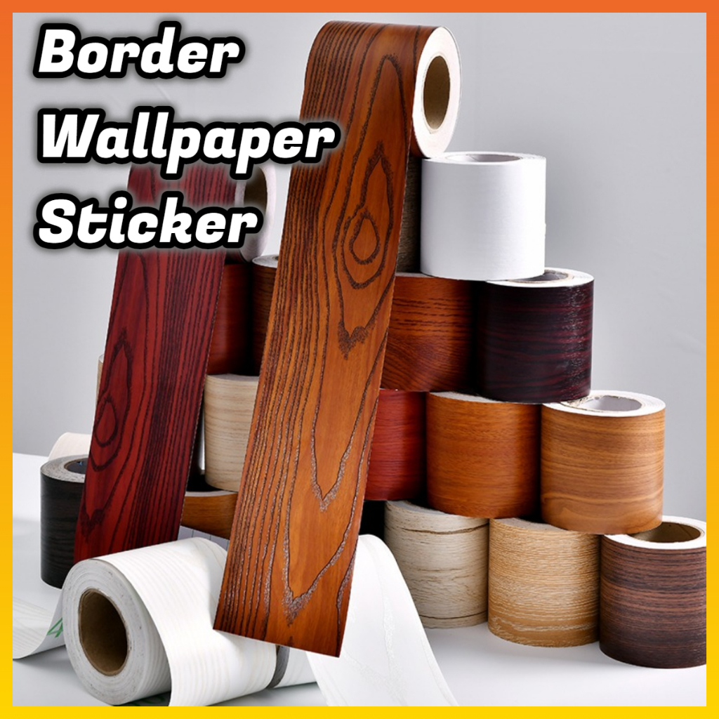 DIY Self-adhesive Baseboard Floor Skirting Line Decal Waterproof Waist ...