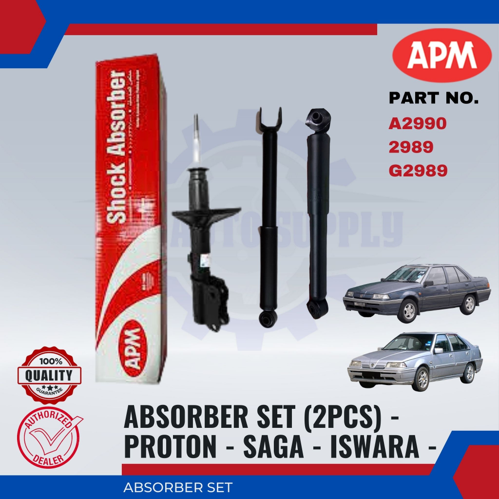 ABSORBER SET PROTON SAGA ISWARA APM A2990 A2989 G2989