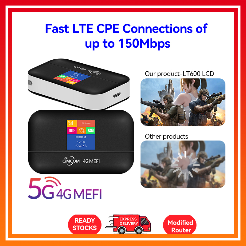 【No hotspot limited】 4G LTE 150Mbps LT600 Modified mifi router ...