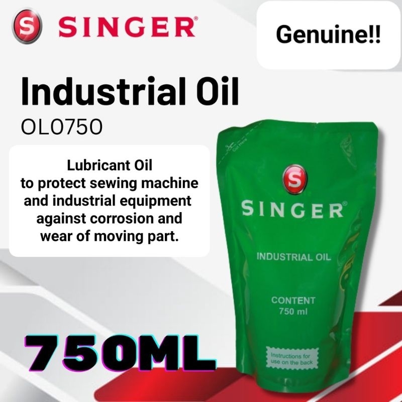 Original Singer Industrial Oil 750ml Sewing Machine Lubricant Oil 750ml