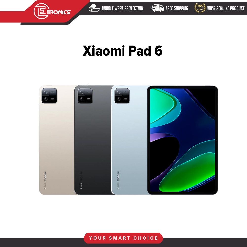 Xiaomi Pad 6 [8GB RAM, 256GB ROM] - Snapdragon® 870 - Original Warranty by  Xiaomi Malaysia
