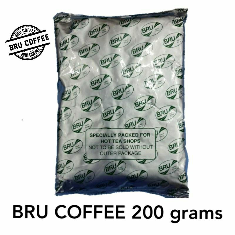 BRU SUPER STRONG COFFEE SILVER PACK 200 GRAM COFFEE / NESCAFE Shopee Malaysia