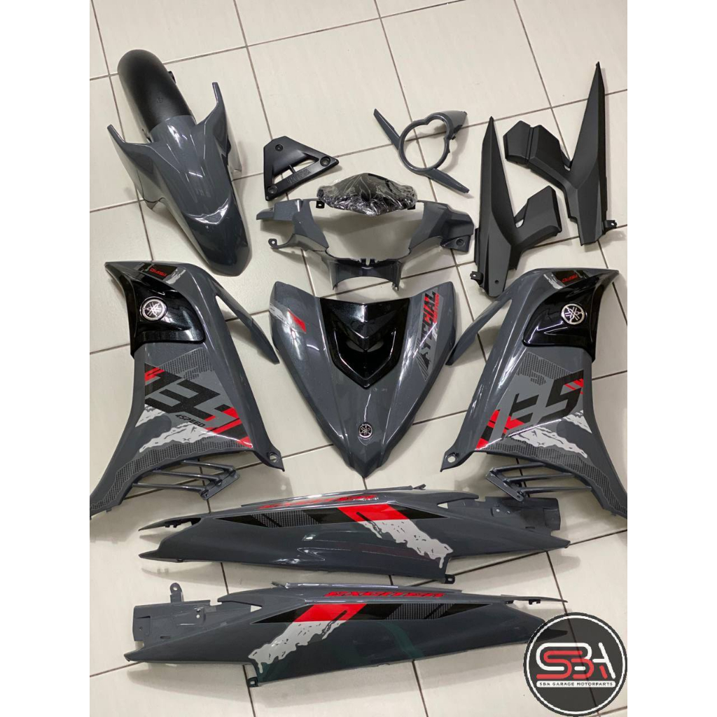 Coverset Bodyset Yamaha Lc Lc V V Dr Exciter Nardo Grey Stripe