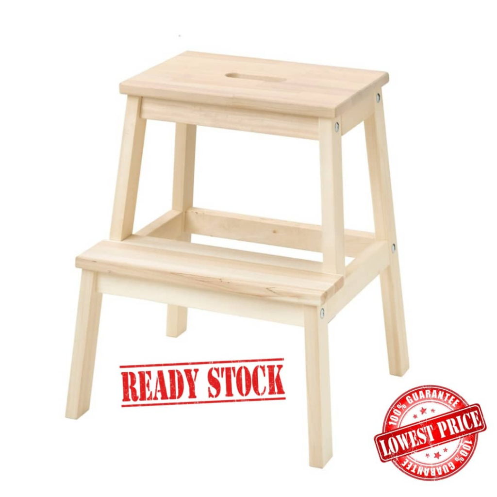 CHEAPEST and READY STOCK IKE A Style BEKVAM Step stool Wooden Ladder Not an actual IKE A Product Shopee Malaysia