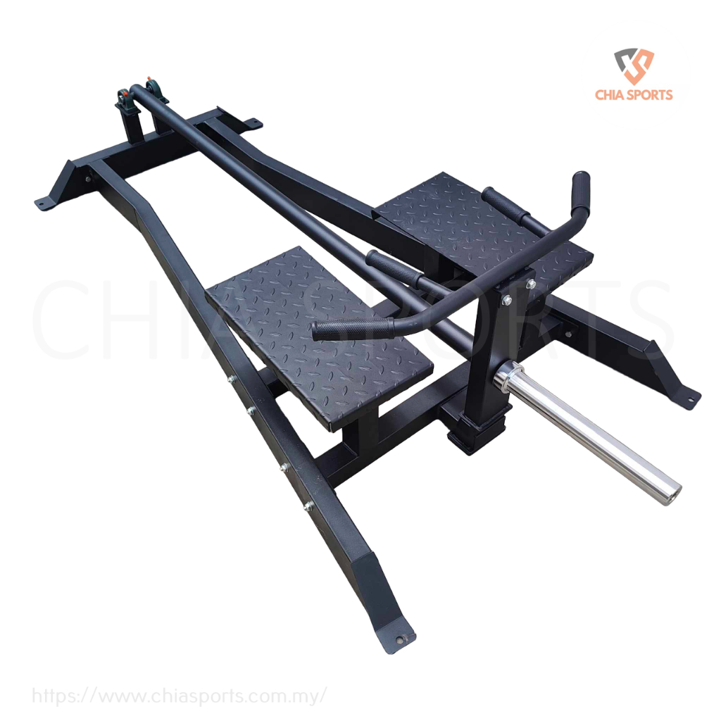 Standing T Bar Row Machine Plate Loaded Rowing Platform Back Extension