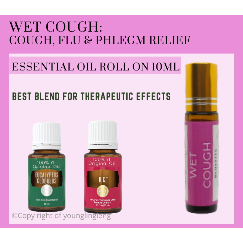 YL Essential Oil Roll On/Cough & Flu Relief / Wet Cough/Reduce Phlegm