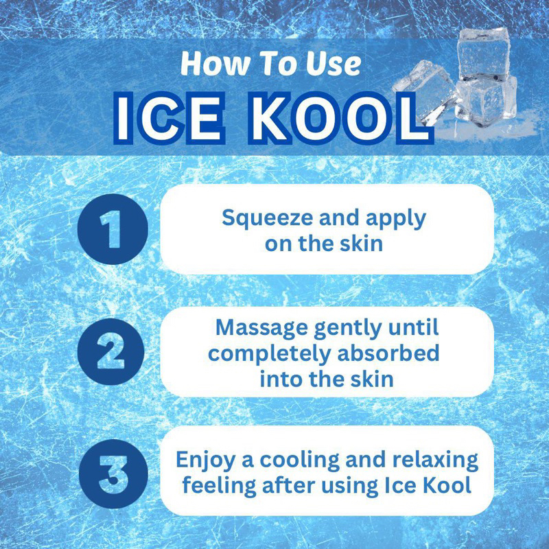 Ice Kool Gel (untuk melegakan sakit urat,otot,pinggang,bahu) | Shopee ...