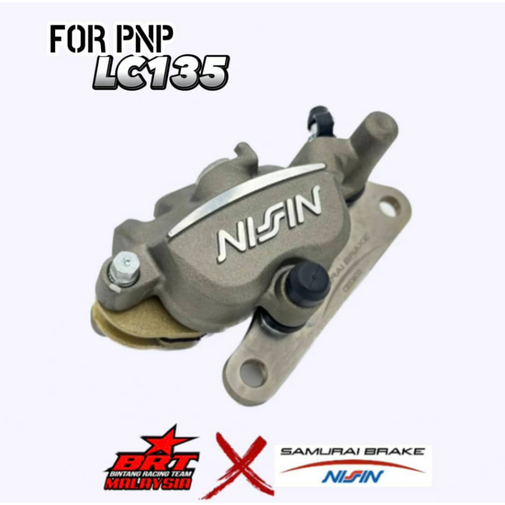 ( 2 POT ) 100% ORIGINAL NISSIN SAMURAI CALIPER WITH BRACKET ( FRONT ...