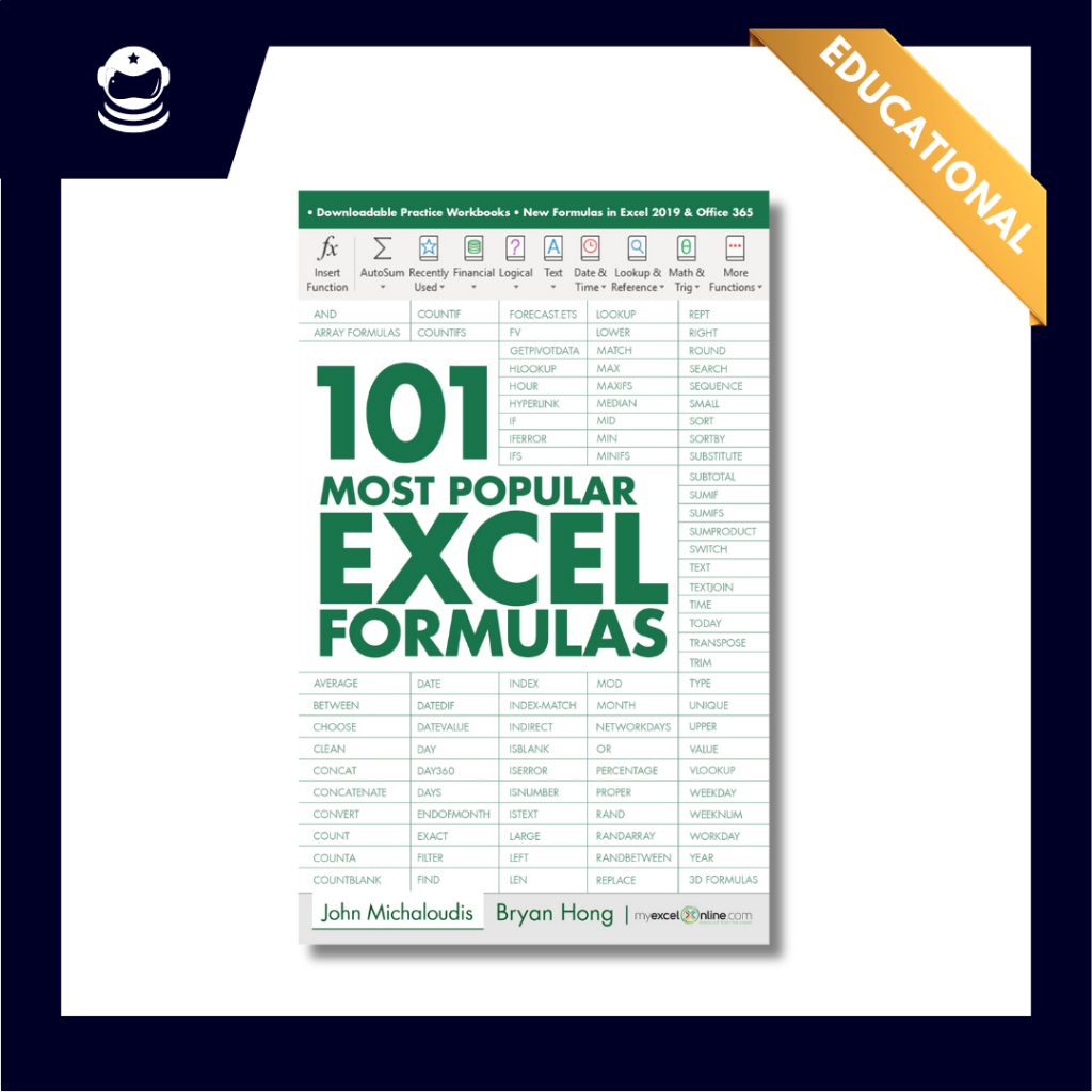 101 Most Popular Excel Formulas by John Michaloudis , Bryan Hong ...