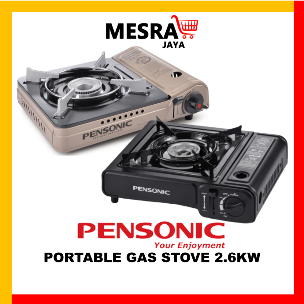 PENSONIC PORTABLE GAS STOVE PPG2003N / PPG2004N 2.6KW DAPUR GAS MUDAH