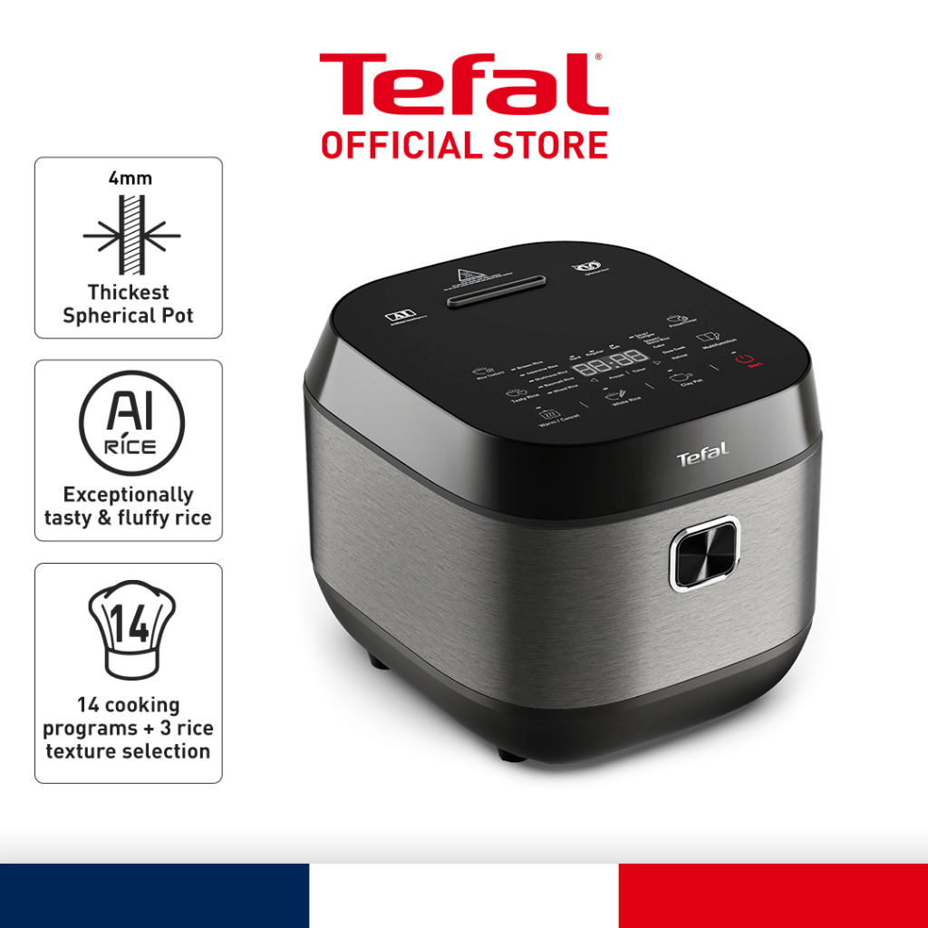 Tefal Delirice Plus Fuzzy Logic Rice Cooker 1.8L (RK776B) Shopee Malaysia