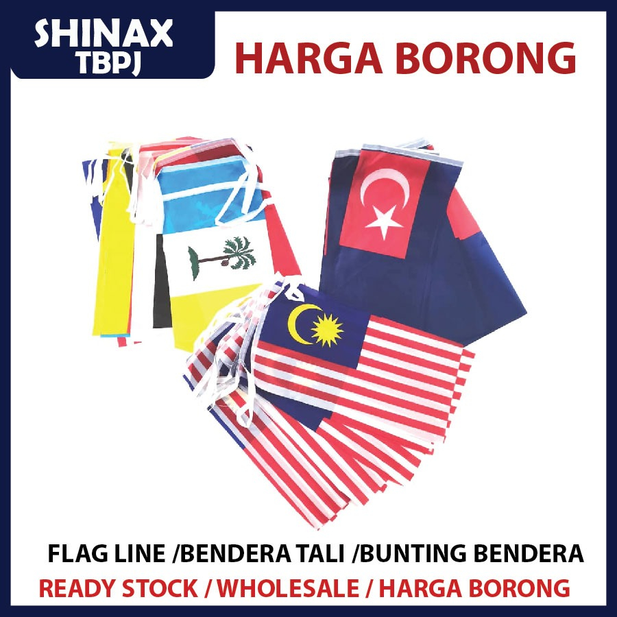 Bendera Malaysia Bendera Tali Malaysia Bendera Tali 14 Negeri Bendera