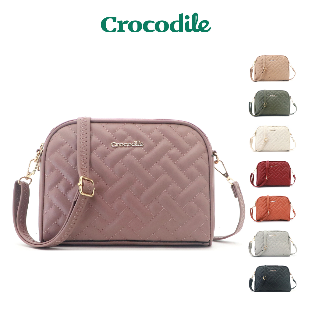 Crocodile sling bag on sale