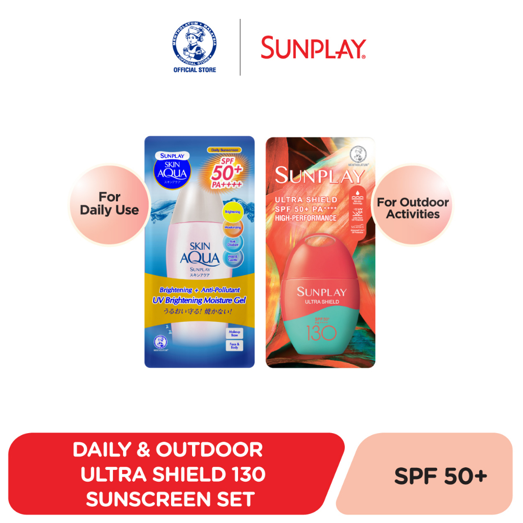 Sunplay Daily Outdoor Ultra Shield Sunscreen Set UVA UVB