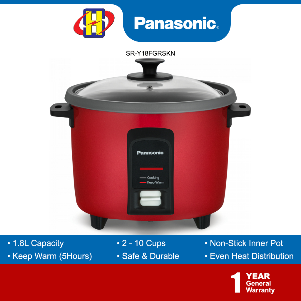 Panasonic Rice Cooker 1.0 Liters(Red) 220 V With Free Shipping