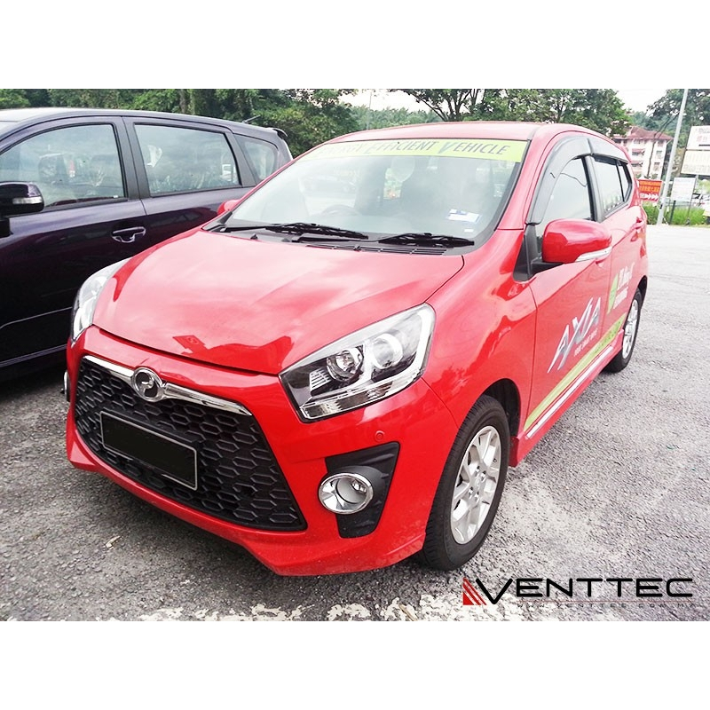 Perodua Axia 2014-2022 Venttec Door Visor / Window Vent Visor ...