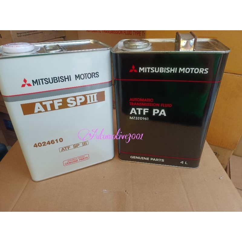 MITSUBISHI ATF SP3 4L / MITSUBISHI ATF PA 4L (MZ320961) | Shopee Malaysia