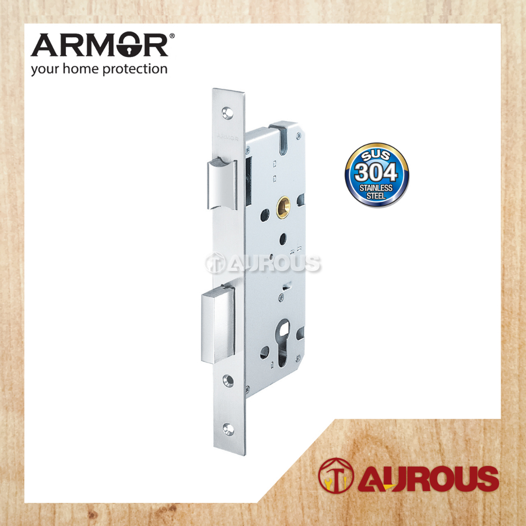 ARMOR STAINLESS STEEL SUS304 MORTISE SASH LOCK - ANTI PANIC 60MMx85MM ...