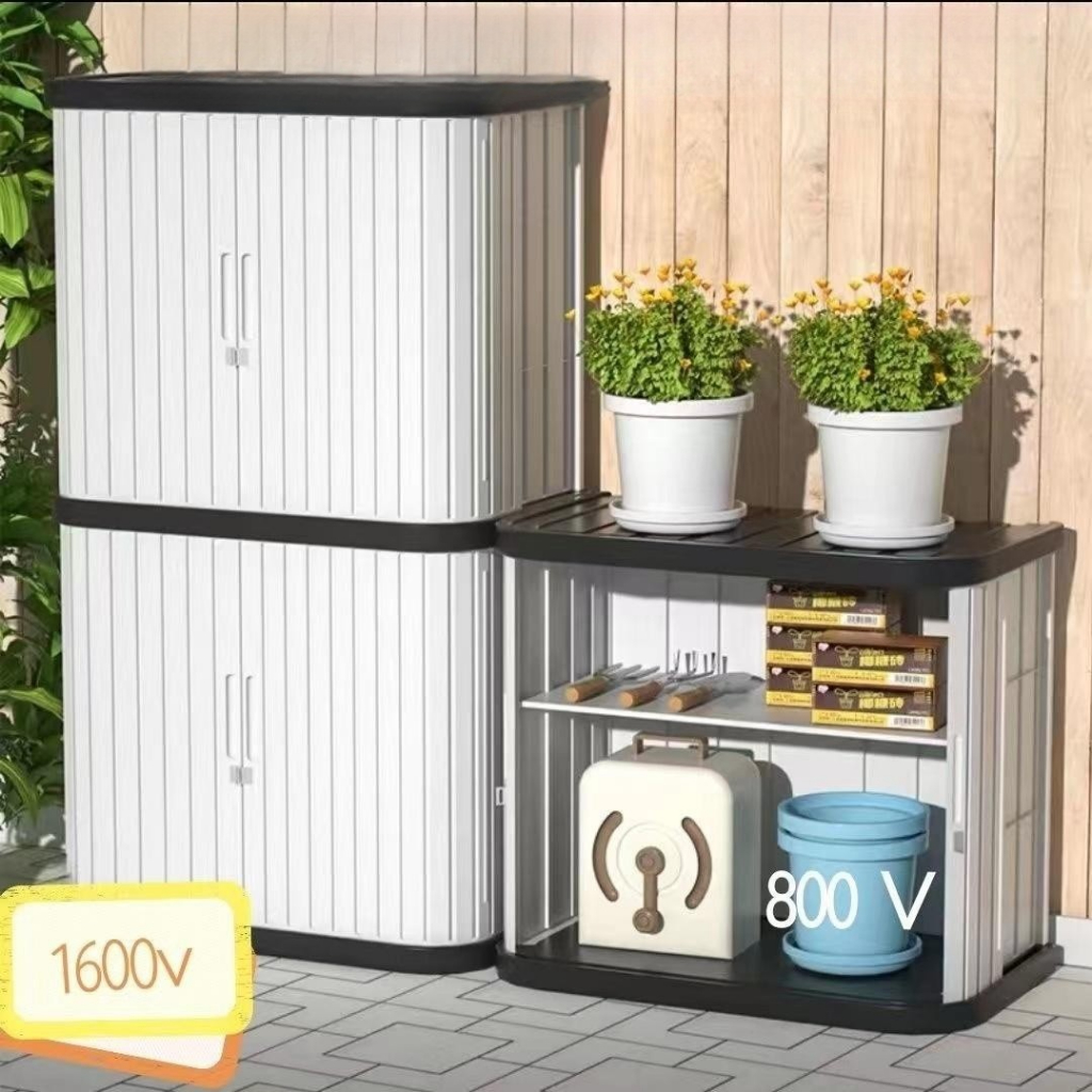 outdoors courtyard Storage cabinet waterproof Sunscreen Lockers