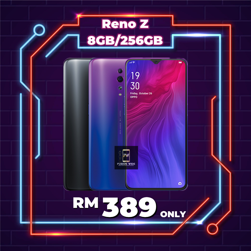 Ori Oppo Reno Z (8GB/256GB) Condition 99% Like New !!! | Shopee Malaysia