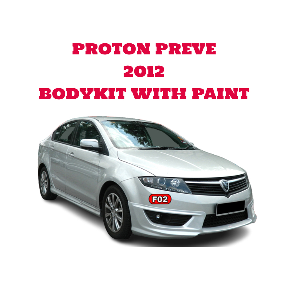 Proton Preve 2012 FRP Bodykit with Metallic Colour | Shopee Malaysia