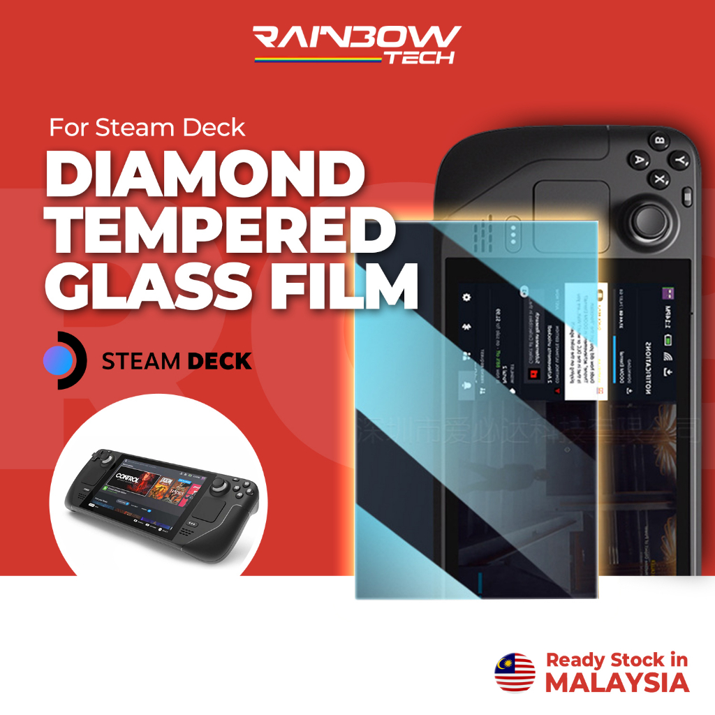 RBTECH SteamView™ Tempered Glass Protector for Steam Deck Rog Ally ...