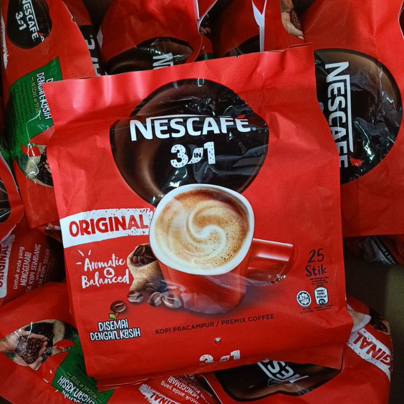 Nescafe 3in1 Original 25stik | Shopee Malaysia