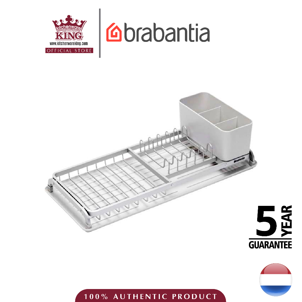 Brabantia Compact Dish Drying Rack (Dark / Light Grey) Shopee Malaysia
