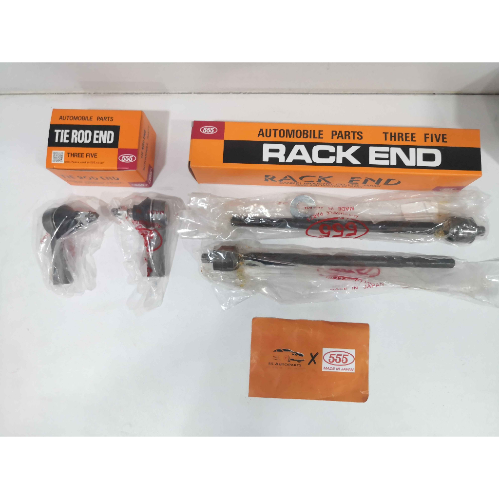 555 TOYOTA COROLLA AE92 AE101 AE111 EE80 - TIE ROD END & RACK END SETS ...