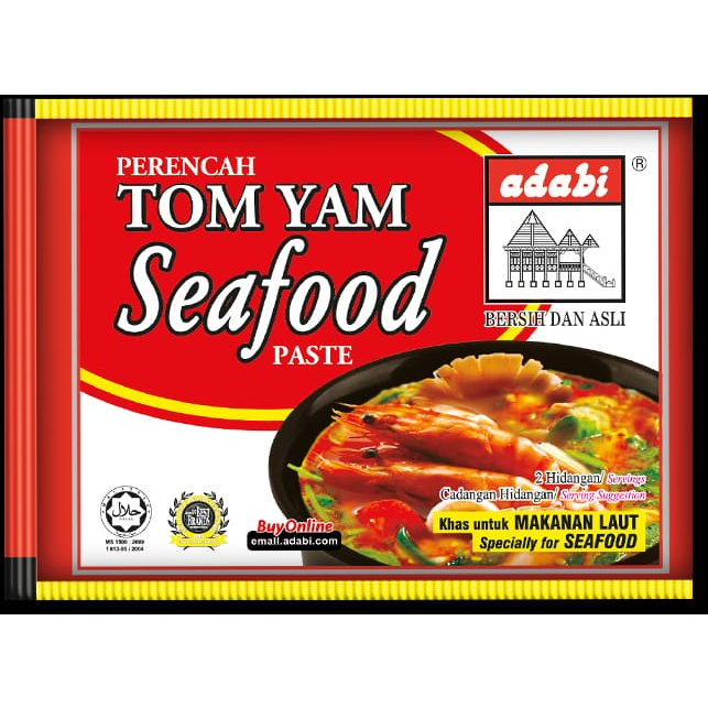 Perencah Tom Yam Seafood Adabi Peket X Papan Shopee Malaysia