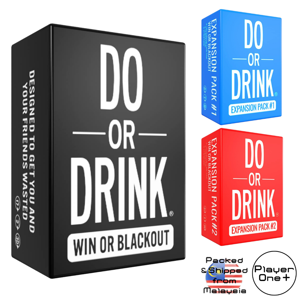 Do or Drink Drink Card Base & Expansion Card Games Drinking Game Party