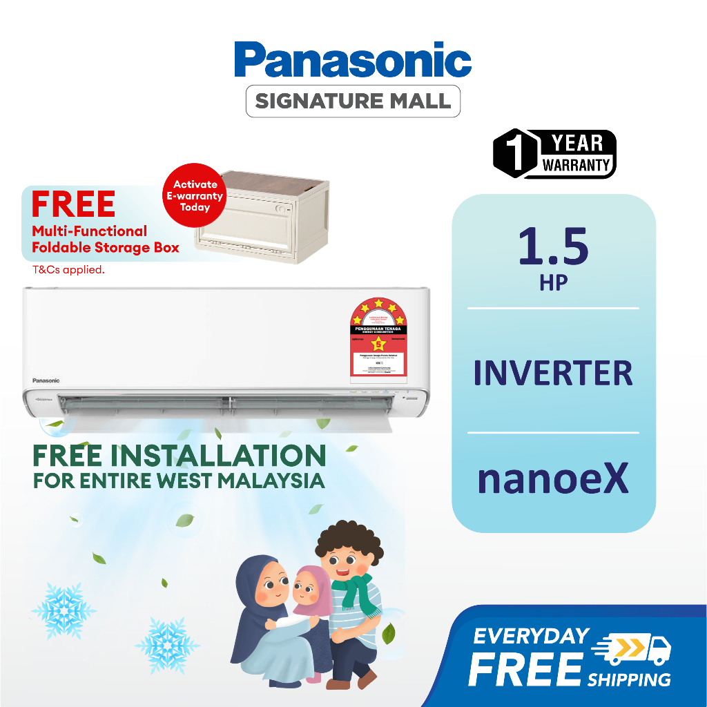 Pack 3 Climatiseurs Panasonic TZ TRIAL SPLIT 7000 BTU – Wifi, R32, A++ (Neuf)