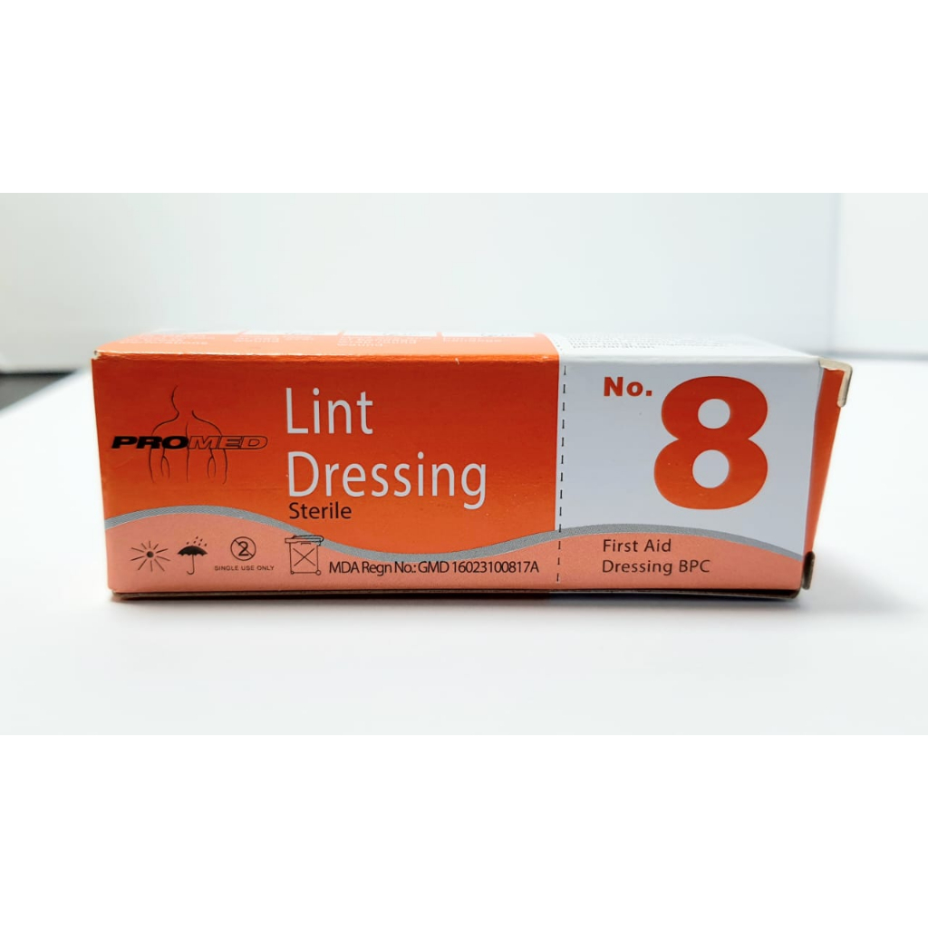 PROMED STERILE LINT DRESSING FINGER NO 8 1PIECE EXPIRY 2027/01 | Shopee ...