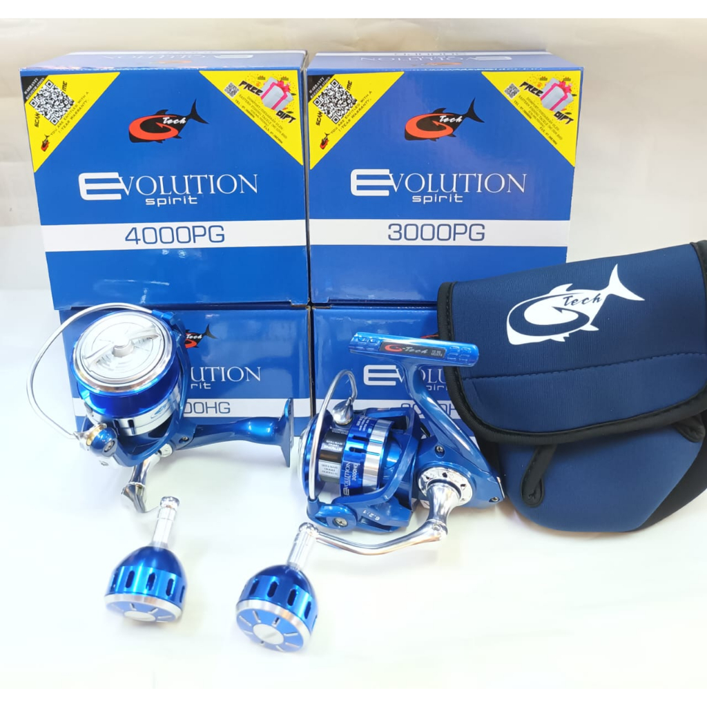 GTECH EVOLUTION SPIRIT FISHING REEL SPINNING REEL Shopee Malaysia